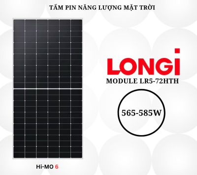 Tấm pin năng lượng mặt trời LONGi LR5-72HBD 540~560M Hi-Mo5